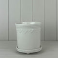 White Saucer Pot